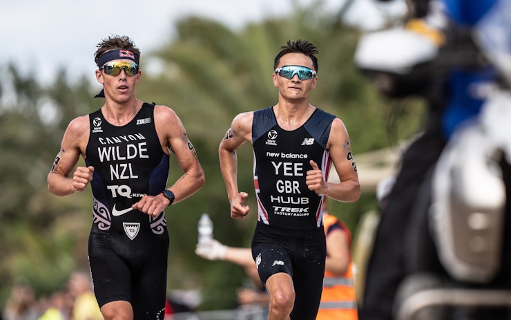 Who will be racing the first World Triathlon Championship Series Weihai?