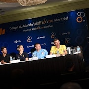 Athlete chatter before the Montreal World Cup