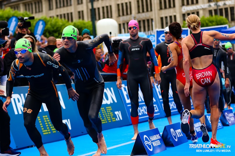 Hamburg city center ready to welcome once again the Triathlon Mixed Relay