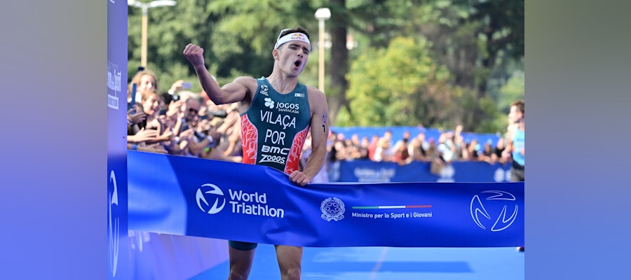 Vasco Vilaca soars to debut World Triathlon Cup gold in Rome