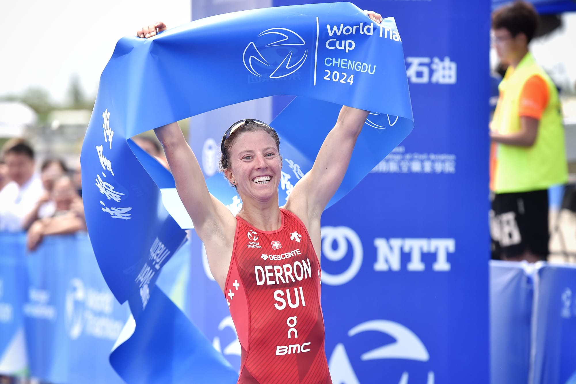 Olympic Distance Triathlon - Julie Derron Takes Gold