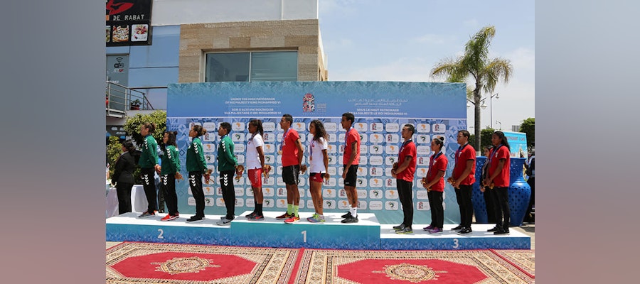 Triathlon shows its growth in the Rabat African Games
