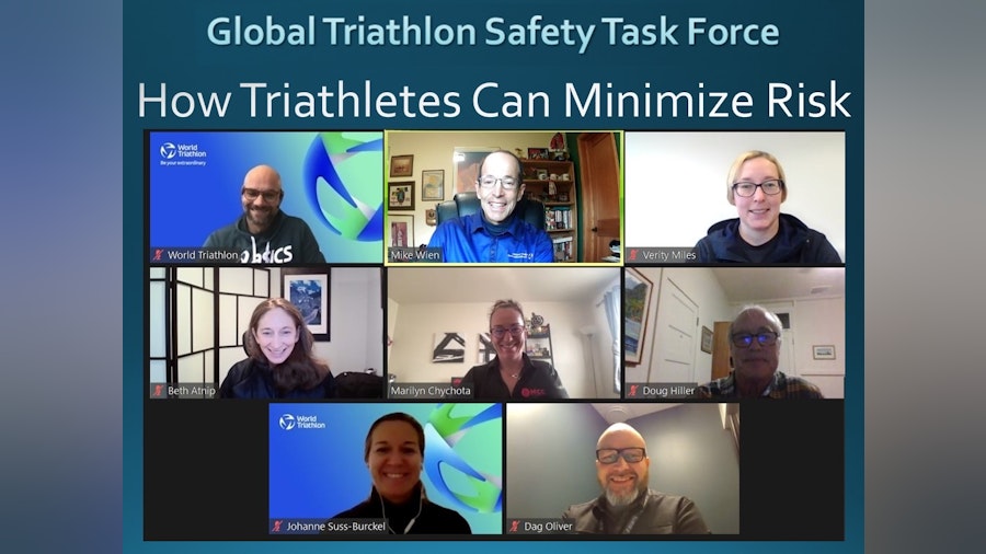 'How athletes can minimize risk in a Triathlon' webinar, available online