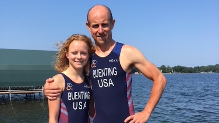 Mike y Bella Buenting, padre e hija atletas de categorías por edades, listos para la Gran Final
