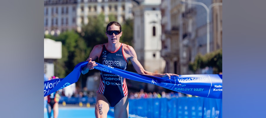 Gwen Jorgensen crushes Karlovy Vary to win second World Cup gold in a week