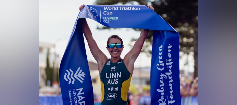 Sophie Linn brings home the first World Cup win of her career in Napier