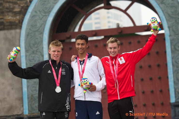 Great Britain's Ben Dijkstra claims Youth Olympic gold in Nanjing 2014 photo finish