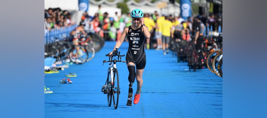 Para triathlon stars come out for first action of the season in Yokohama