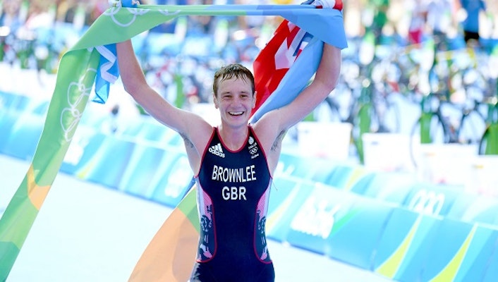Alistair Brownlee (GBR) makes history with Rio triathlon Gold