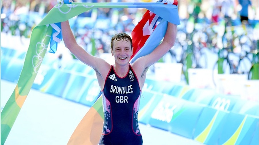Alistair Brownlee (GBR) makes history with Rio triathlon Gold