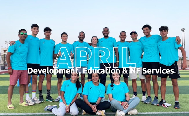 Development, Education & NF Services: April news recap