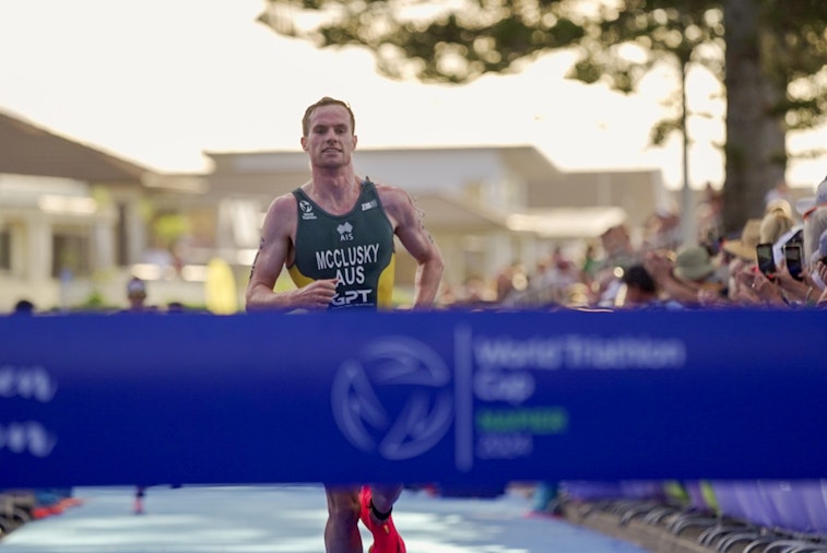McClusky holds off home favourite Wilde to claim his first-ever World Cup win in Napier