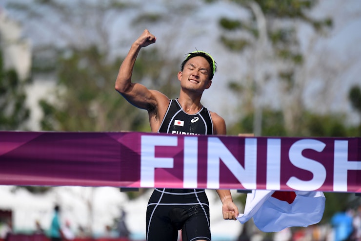 Jumpei Furuya races to victory at the Asian Games