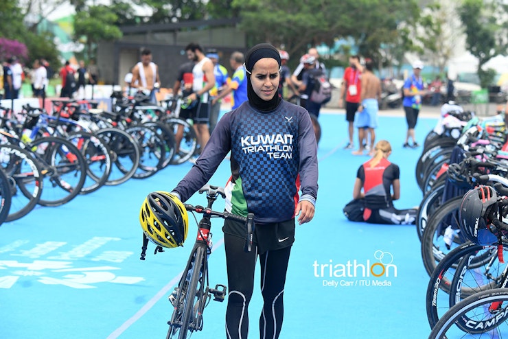 Najla Al-Jeraiwi and Basmla Elsalamoney are driving forces in triathlon