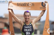 Colucci collects gold in Guatape
