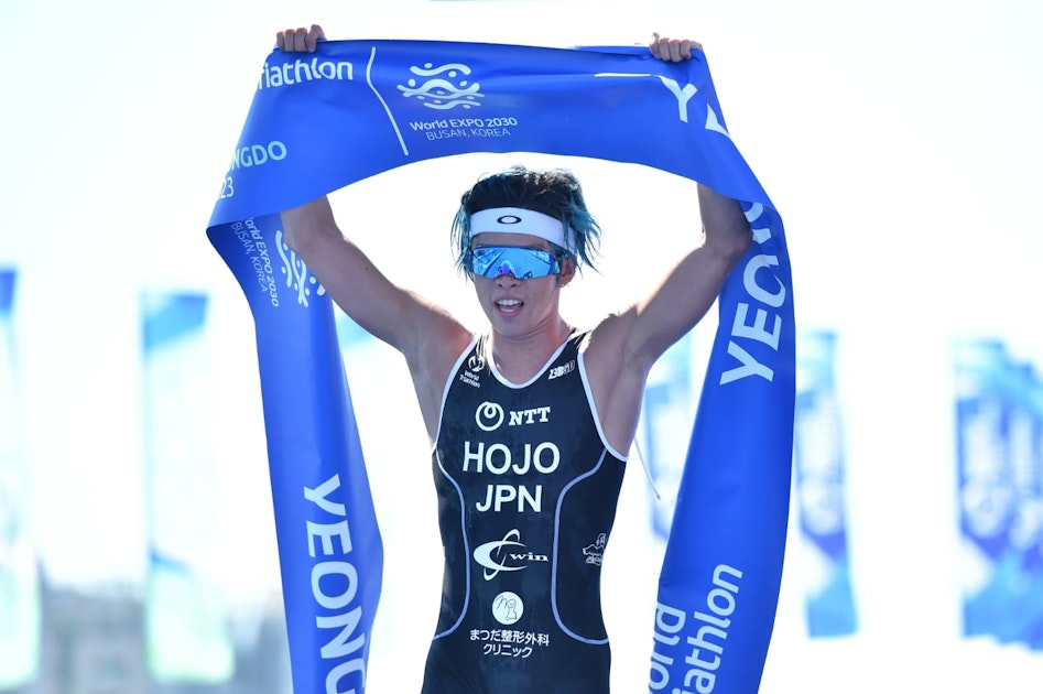 Takumi Hojo runs away with first World Cup victory in Yeongdo • World Triathlon