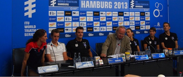 Conferencia de prensa en Hamburgo