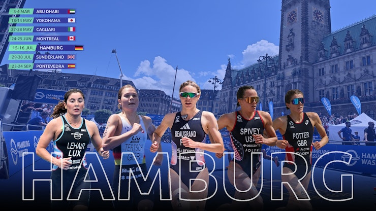 Las mujeres están listas para las carerras súper sprint de Hamburgo