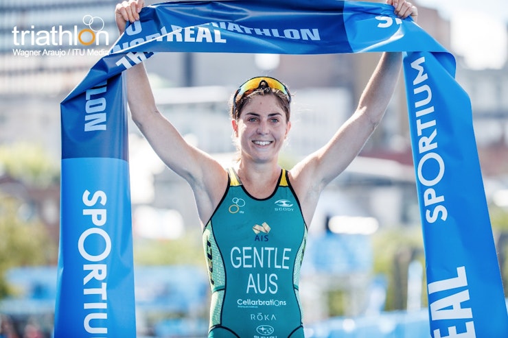 Ashleigh Gentle gets her first ever WTS win in Montreal
