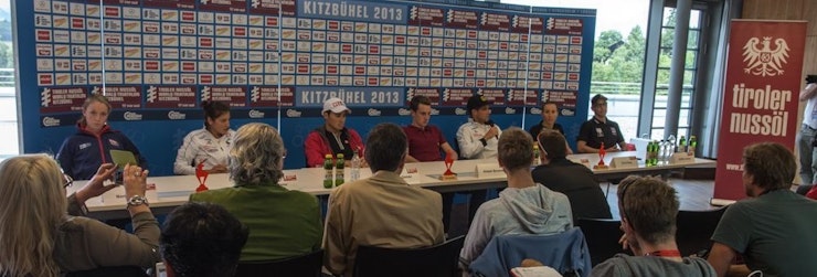 Conferencia de prensa en Kitzbühel