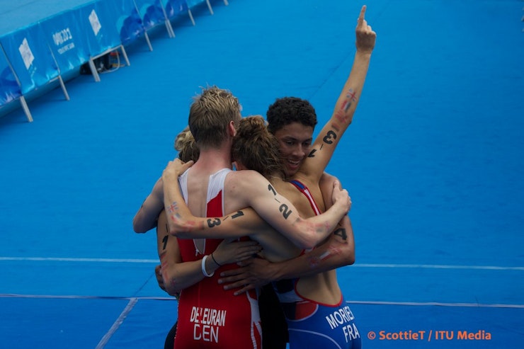 Team Europe 1 are the Nanjing 2014 Youth Olympic Games Mixed Relay Champions