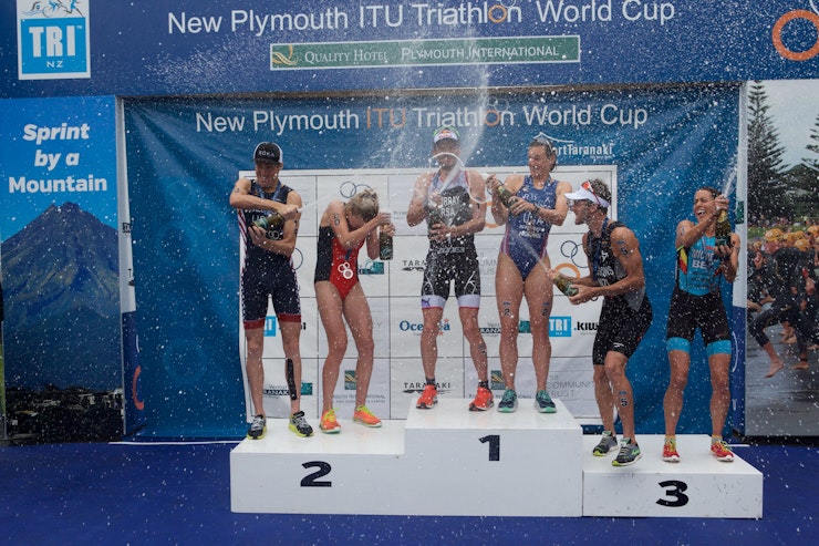 Repeat wins for Katie Zaferes and Richard Murray at New Plymouth World Cup