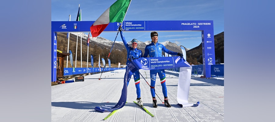 Triumphant Italy bring home Winter Triathlon Mixed Relay gold in Pragelato