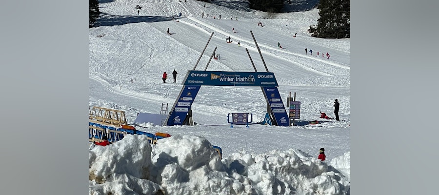 Ideal conditions welcome participants of the Asiago World Triathlon Winter Cup