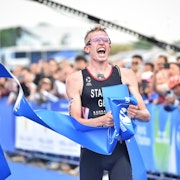 Britain's Max Stapley soars to first World Triathlon Cup gold in Chengdu