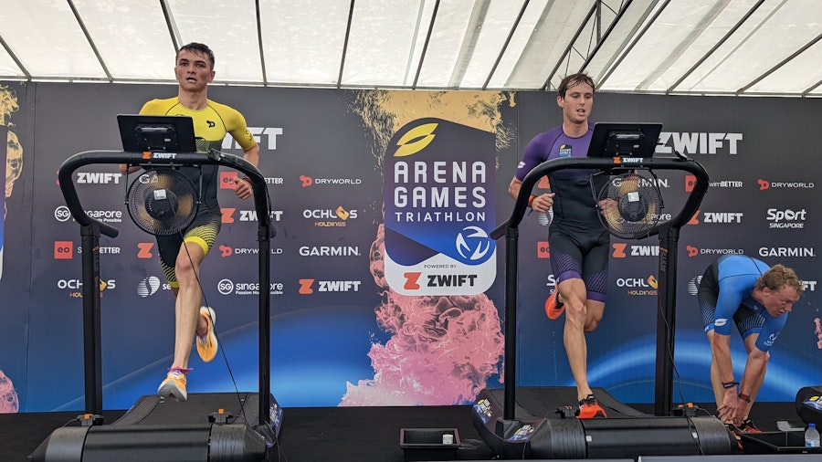 Arena Games Triathlon Singapore launches with intensity