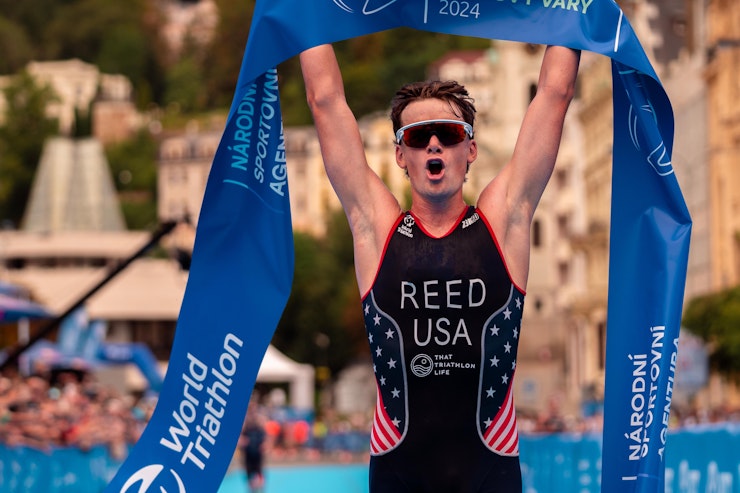 John Reed strikes late to win 2024 Karlovy Vary World Triathlon Cup