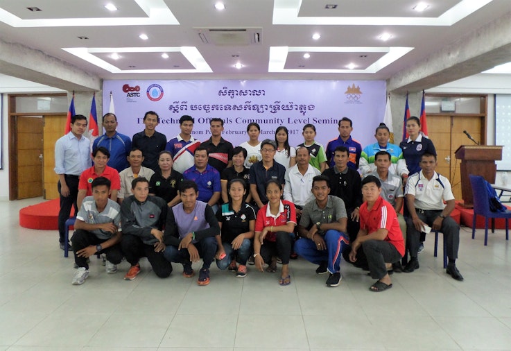 First steps towards developing Technical Officials in Cambodia