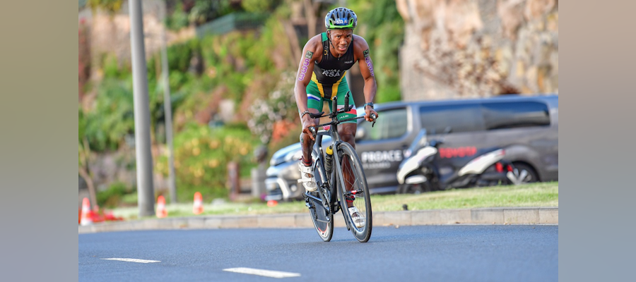 South Africa's Mhlengi Gwala competes in first Para World Cup in Funchal