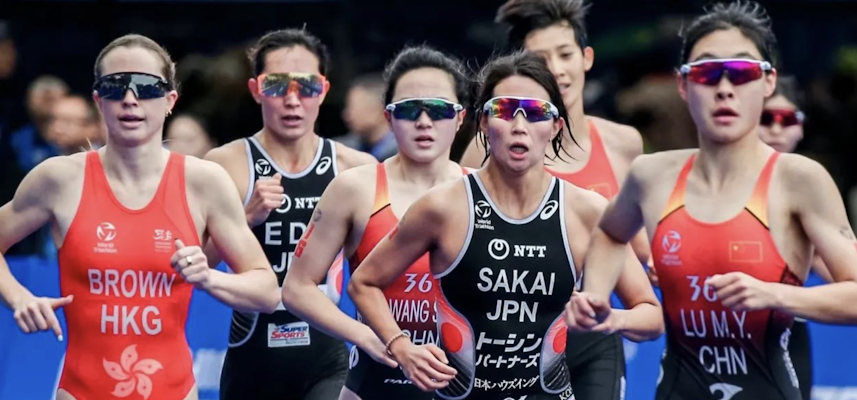 Asia Sprint Triathlon Champs swing Olympic New Flag races