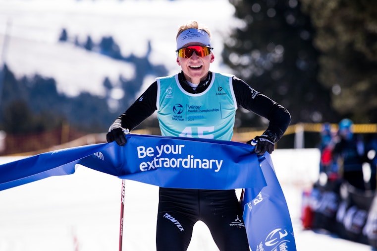 Norwegian Hans Christian Tungensvik claims the Winter Triathlon crown