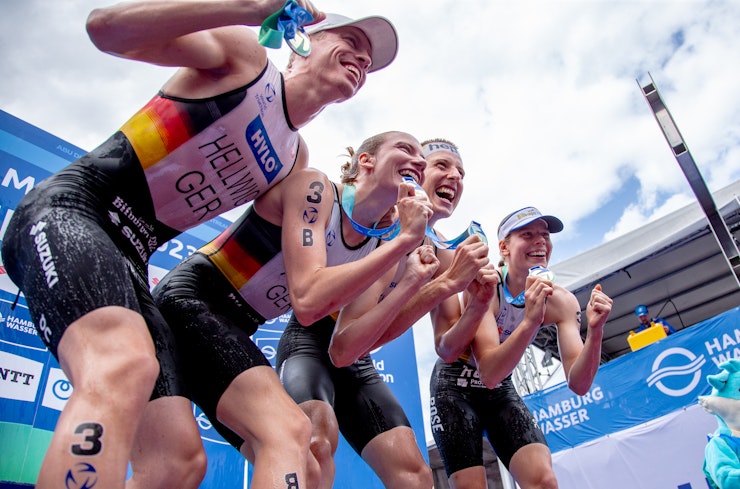 Germany land Mixed Relay World title glory in Hamburg, confirm team place at Paris 2024