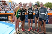 Team ITU celebrates five-year anniversary at Auckland World Cup