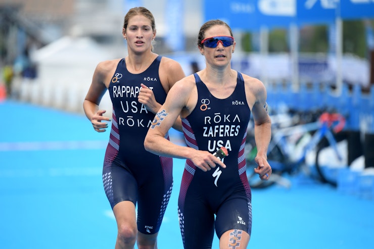Zaferes, Rappaport, Knibb eye USA's second Olympic Triathlon gold
