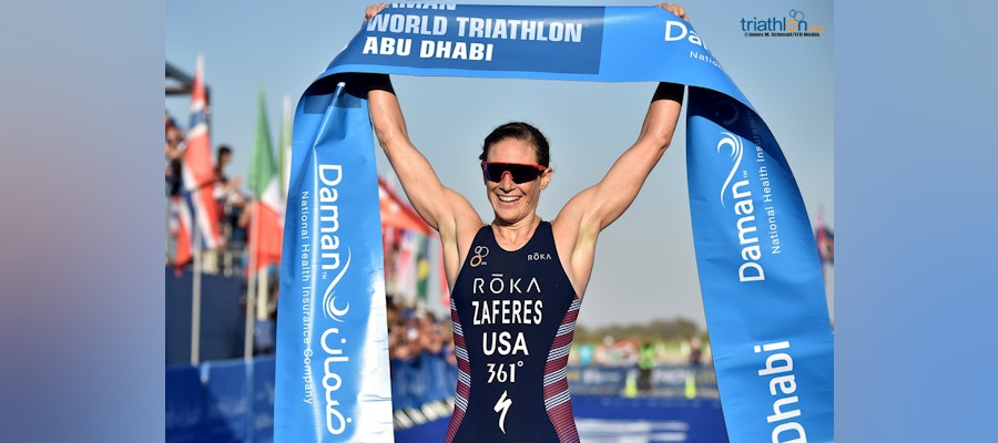 Katie Zaferes powers to WTS Abu Dhabi gold as world title hunt begins in UAE