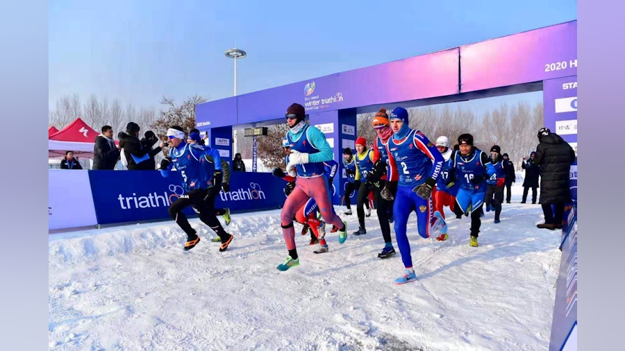 Podium sweep for Russia in the debut of the Winter Triathlon World Cups
