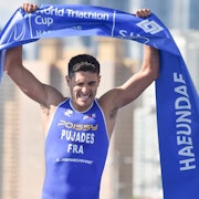 An emotional victory for Anthony Pujades in World Triathlon Cup Haeundae