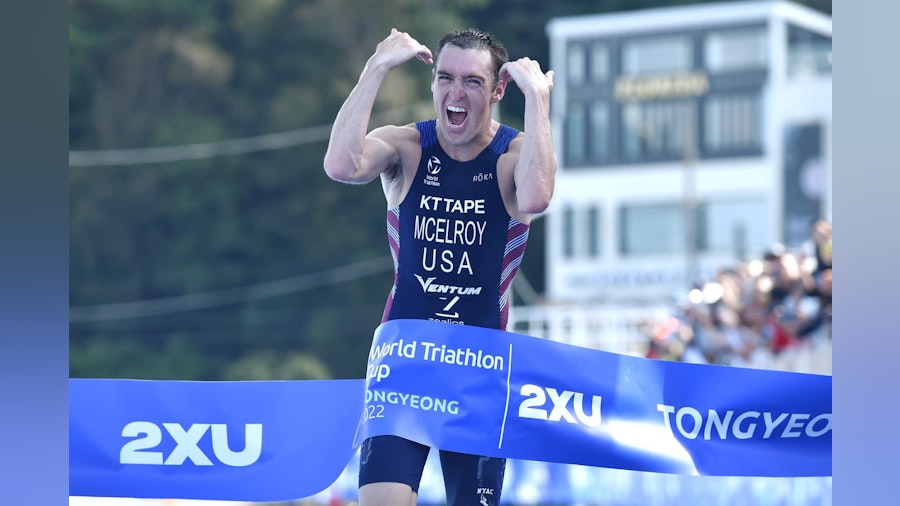 Matthew McElroy produces powerhouse run to win World Cup gold