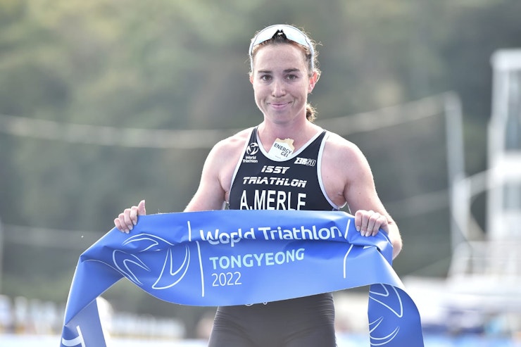 Audrey Merle earns first-ever World Cup victory in Tongyeong