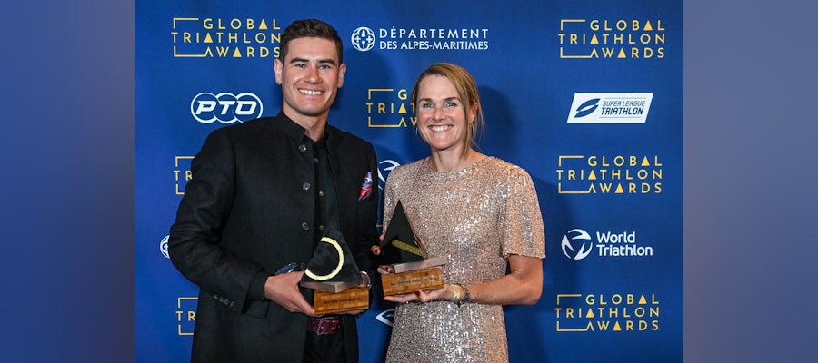Dame Flora Duffy and Gustav Iden named triathletes of the year at the GTAs gala