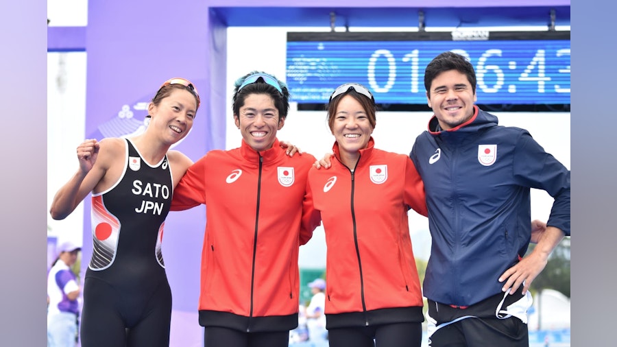 Japan closes Asian Games Triathlon competition with Mixed Relay gold