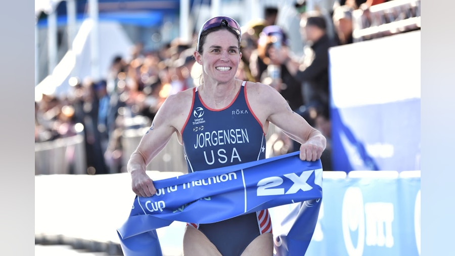 Gwen Jorgensen unleashes true form and lands gold in Tongyeong