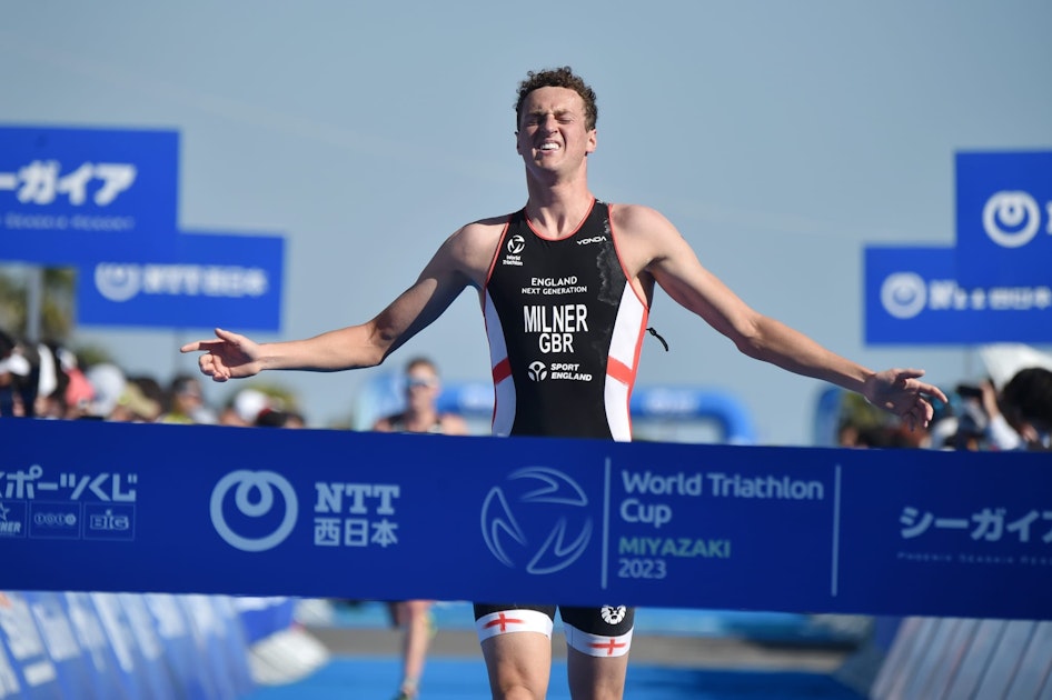 En gjennombruddsprestasjon for Hugo Milner med gull i Miyazaki • World Triathlon