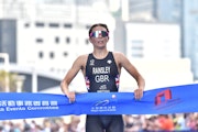 Sian Rainsley scores debut World Triathlon Cup win with sparkling display in Hong Kong harbour