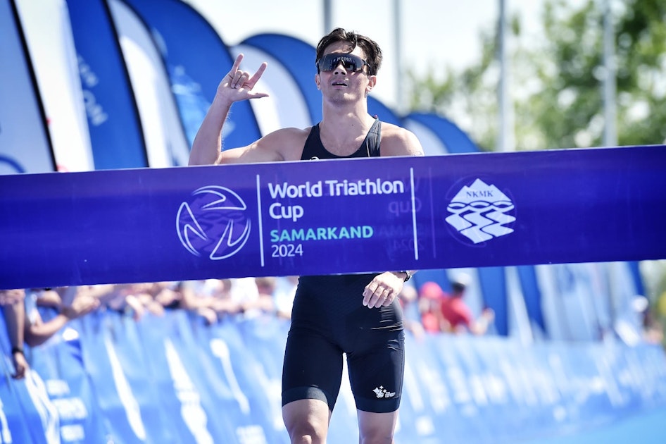 Bentley from Britain wins gold in debut race at Samarkand World Cup • World Triathlon