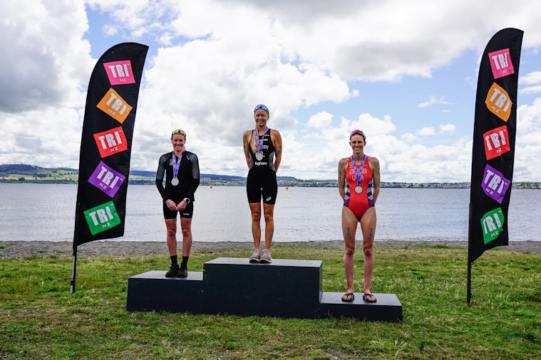 Gwen Jorgensen launches comeback season with bronze in Taupo